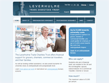 Tablet Screenshot of leverhulme-trade.org.uk